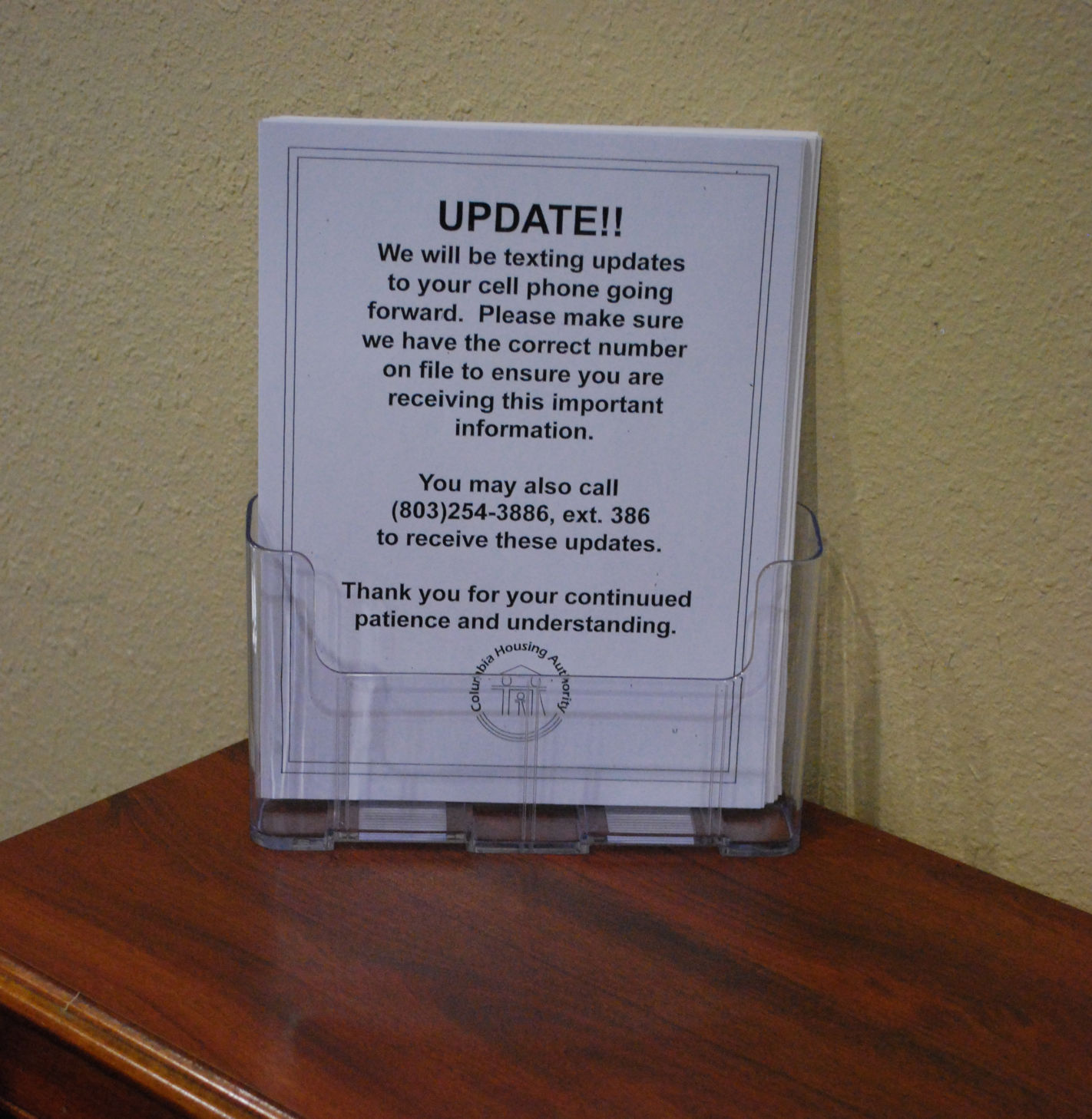 extend stay text line sign Allen Benedict